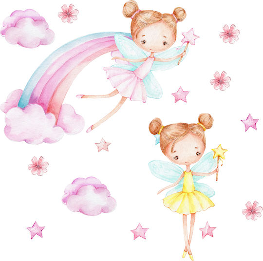Kinder Feen Aufkleber Rosa 60x120 Kinderzimmer Dekoration Kinder Feen Aufkleber Rosa 60x120 Kinderzimmer Dekoration