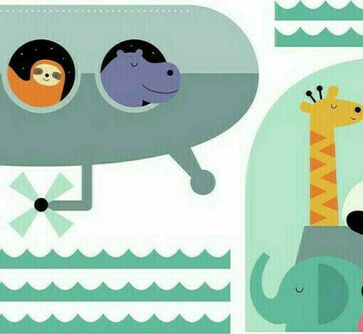 RoomMates Decor Kids Wall Sticker Animal Underwater 7pcs