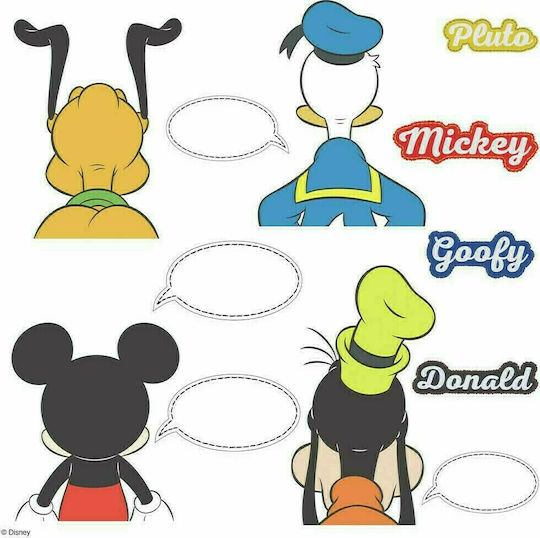 RoomMates Decor Детска стикерна за стена Стена Disney Герои 12бр