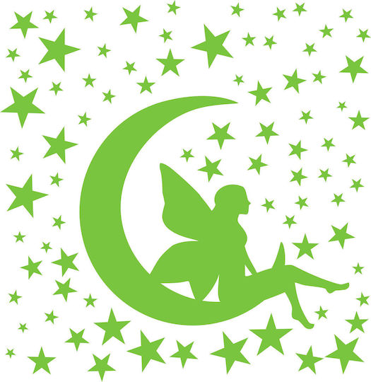 Decowalls Kids Glow-in-the-Dark Wall Sticker 60x120cm