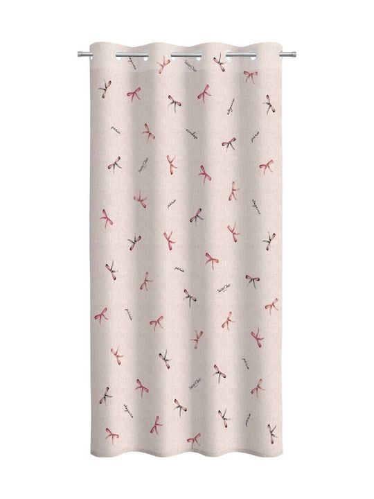 Saint Clair Kids Grommet Top Curtain Grace Pink 1752030120001 160x240cm