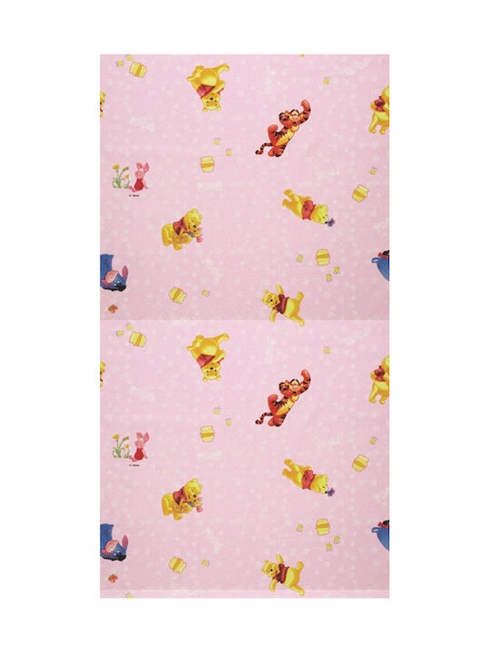 Disney Παιδική Κουρτίνα Sweet Cord 33 με Τιράντες Ροζ 140x290εκ.
