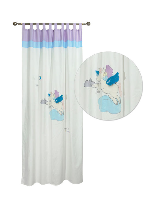 Das Home Kinder Vorhang 6463 mit Trägern Mehrfarbig 420142606463 140x260cm