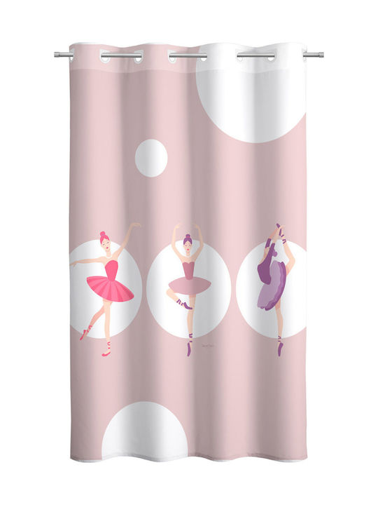 Saint Clair Perdea pentru Copii Ballerinas cu Capsatoare Roz 1752030121002 160x240buc