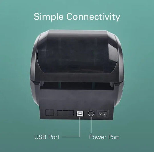 G&G Imprimantă de Etichete Wi-Fi Bluetooth