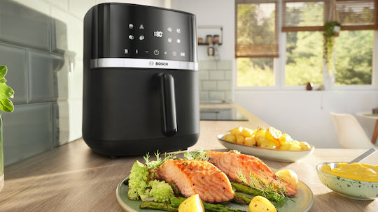Bosch Air Fryer with Double Detachable Bucket 6.1lt Black MAF462B0