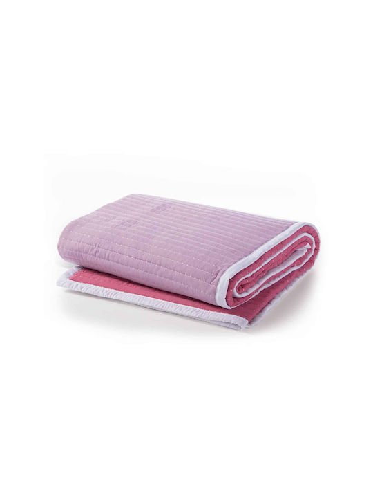Nef-Nef Homeware Kids Quilt Single 032695 Purple/Rose 160x220cm
