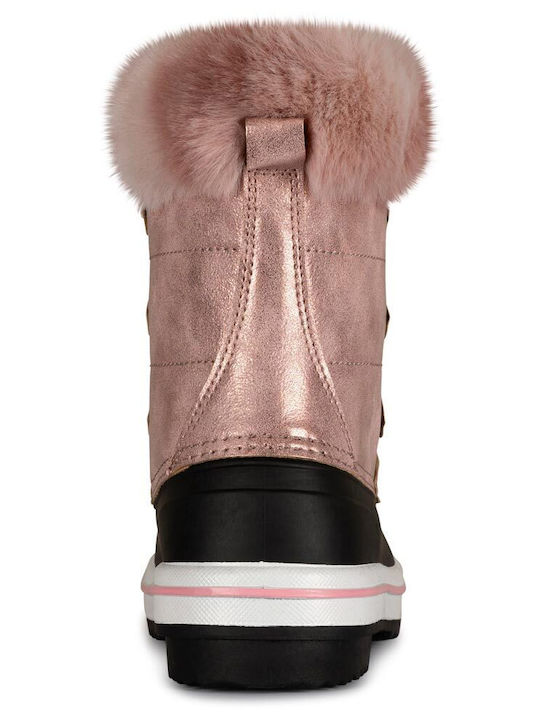Kids Pink Ankle Boots