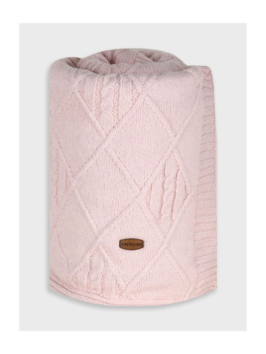 Energiers Knitted Blue Cot Blanket