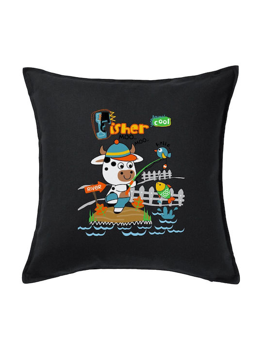 Koupakoupa Kids Decorative Pillow Black KP 22723 Pillow 50x50cm