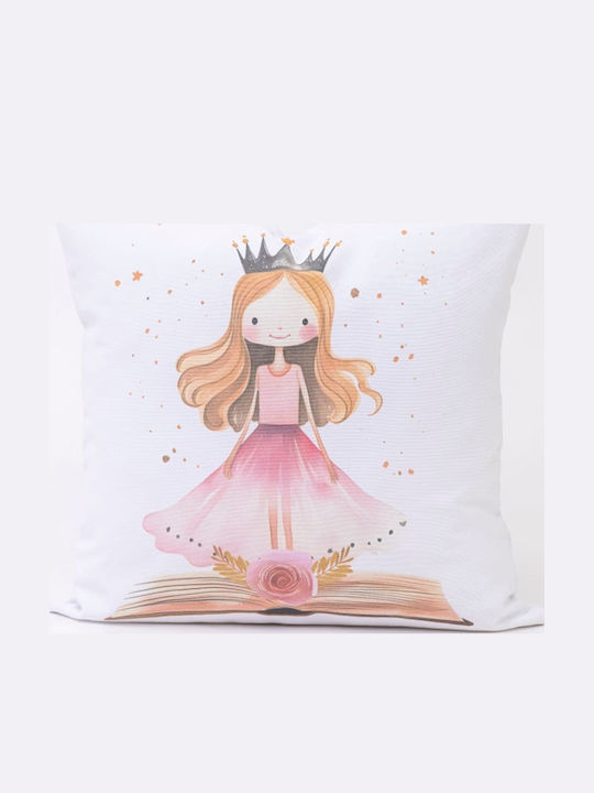 Borea Kids Decorative Pillow Printed White 45x45cm