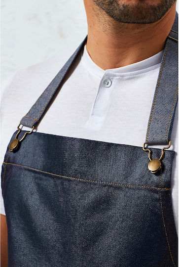 Premier Ποδιά Barista / Bartender Ολόσωμη PR134 Navy Μπλε