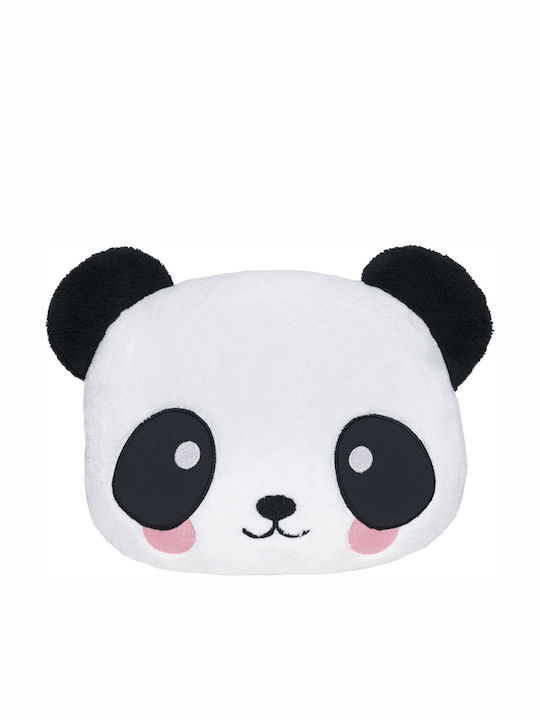 Kentia Παιδικό Διακοσμητικό Μαξιλάρι Puffin Whiteblack Λευκό 35x30εκ.