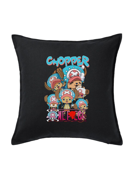 Chopper One Piece Sofa Pillow Black 100% Cotton Filling Included 50x50cm