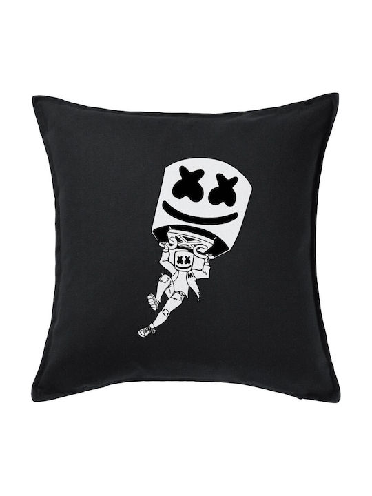 Fortnite Marshmello Sofa Pillow Black 100% Cotton Filling Included 50x50cm