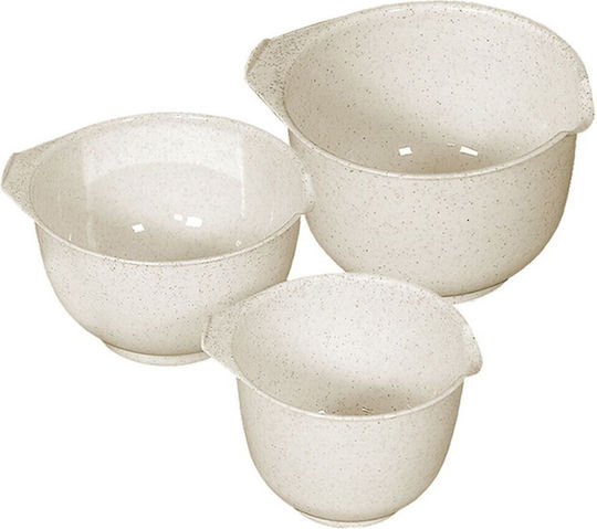 Curver Set Mixing Bowls 3 Pieces White 168802 Curver