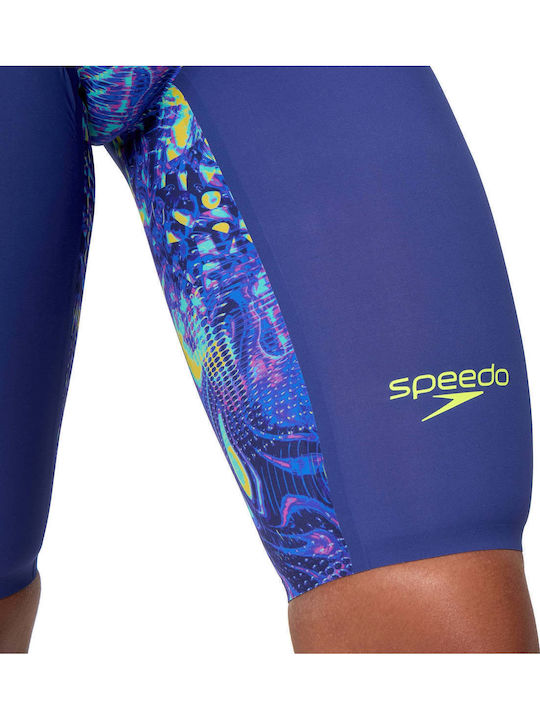 Speedo Fastskin Lzr Pure Valor 2.0 Openback Kneeskin Γυναικείο Αγωνιστικό Ολόσωμο Μαγιό Κολύμβησης Μπλε