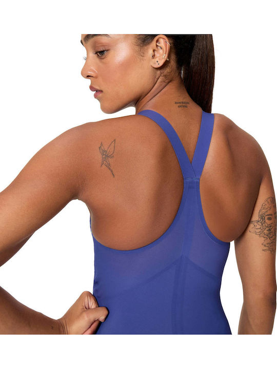 Speedo Fastskin Lzr Pure Valor 2.0 Openback Kneeskin Γυναικείο Αγωνιστικό Ολόσωμο Μαγιό Κολύμβησης Μπλε