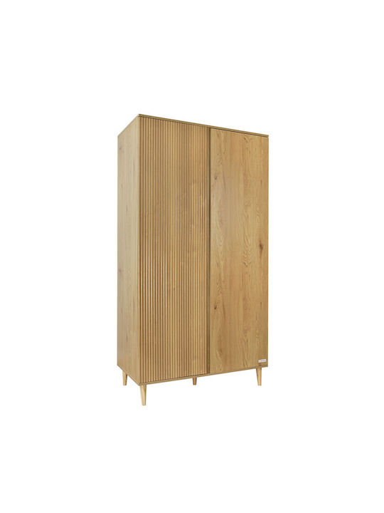 Zwei Türen Schrank Beige 105x55x196cm