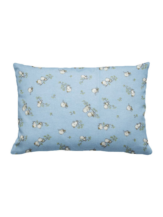 Dimcol Birds Kids Cotton Pillowcase 50x70cm 14 Sky Blue