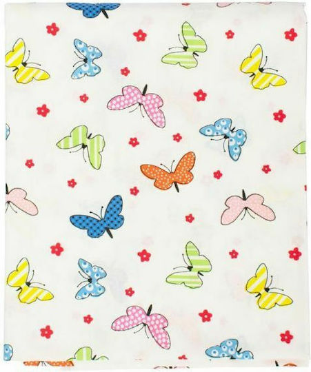 Dimcol Butterfly Față de pernă pentru copii din bumbac 100% 35x45cm 49 Multi