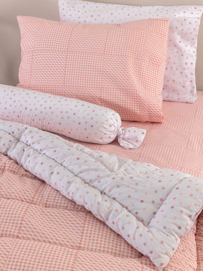 Palamaiki Kids Pillowcase 100% Cotton 22x22cm Rose