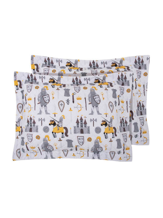 Greenwich Polo Club 8861 Σετ Παιδικές Μαξιλαροθήκες 50x70εκ. Cream