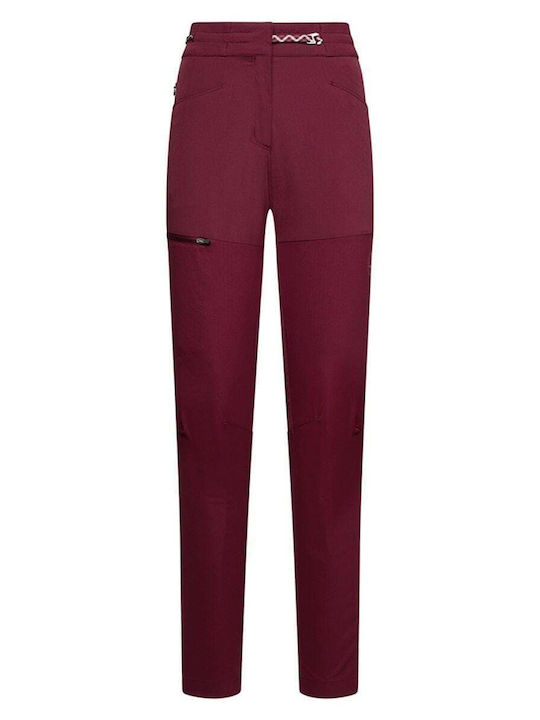 La Sportiva Damen Lang Bergsteigerhose Rot