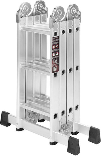 Kraft & Dele Scara multifuncțională din aluminiu 4x3