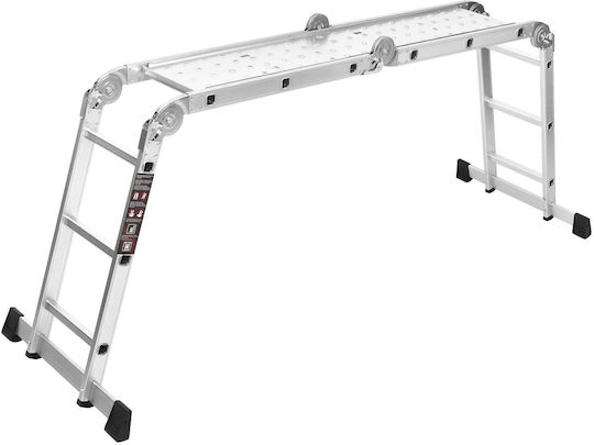 Kraft & Dele Scara multifuncțională din aluminiu 4x3