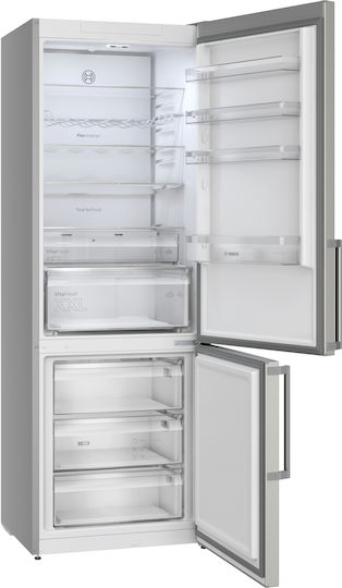 Bosch Ψυγειοκαταψύκτης 440lt Total NoFrost Υ203xΠ70xΒ66.7εκ. Inox KGN497ICT
