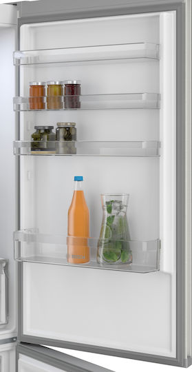 Bosch Combină frigorifică 440lt Total NoFrost Î203xL70xA66.7cm. Gri KGN492IAF