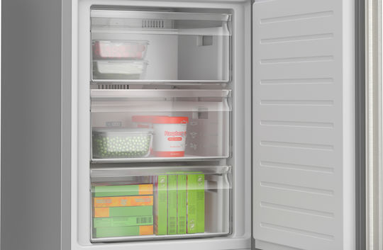 Bosch Kühl-Gefrierkombination 363Es Total NoFrost H203xB60xT66.5cm. Inox KGN394ICF