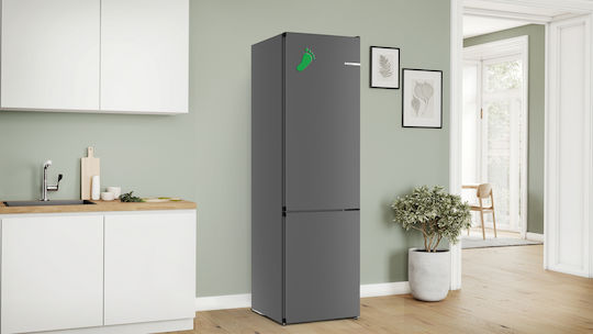 Bosch Kühl-Gefrierkombination 363Es NoFrost H203xB60xT66.5cm. Gray KGN39OCAF