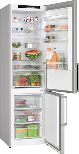 Bosch Ψυγειοκαταψύκτης 363lt Total NoFrost Υ203xΠ60xΒ66.5εκ. Inox KGN39VIBT