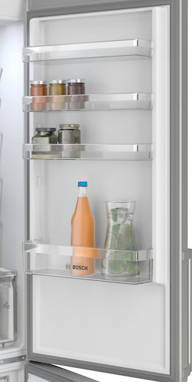 Bosch Ψυγειοκαταψύκτης 363lt Total NoFrost Υ203xΠ60xΒ66.5εκ. Inox KGN39VIBT