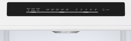 Bosch Ψυγειοκαταψύκτης 363lt Total NoFrost Υ203xΠ60xΒ66.5εκ. Inox KGN39VIBT