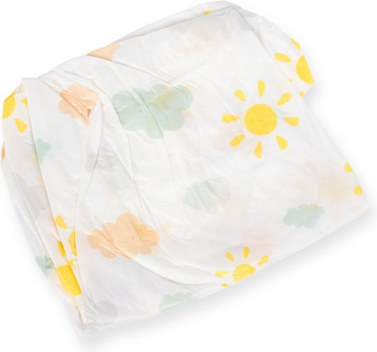 SeviBebe Paper Disposable Coverall with Hoop & Loop Fastener and Sleeves Purple 5 Pieces