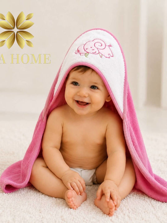 Baby Bath Towel Bathrobe Hooded 76x76cm