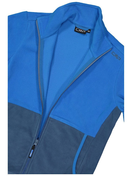 Jachetă fleece pentru copii albastră