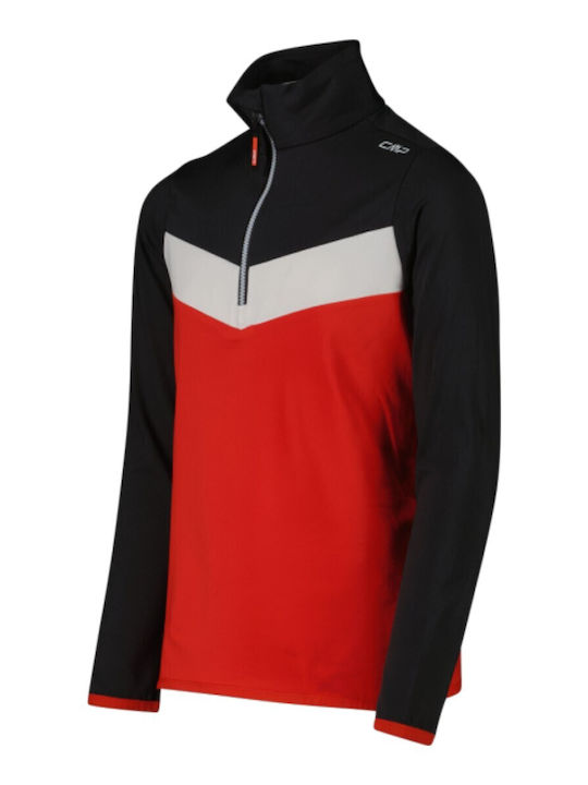Fleece Kinder-Sweatshirt Rot