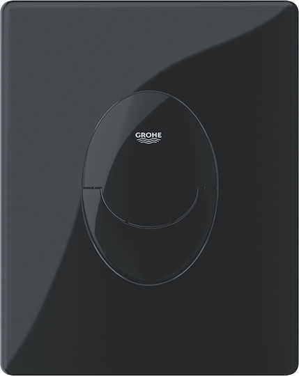 Grohe Skate Πλακέτα για Καζανάκια Διπλής Λειτουργίας Glossy Black