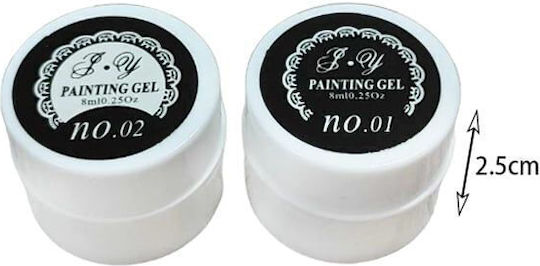Color Gel Nail Black 8ml