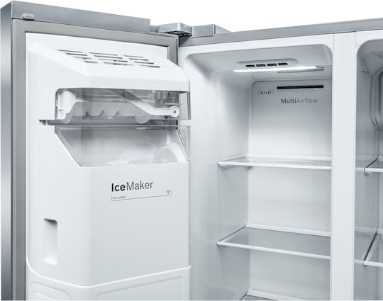 Bosch Ψυγείο Ντουλάπα 562lt Total NoFrost Υ178.7xΠ90.8xΒ70.7εκ. Inox KAD93AIEP