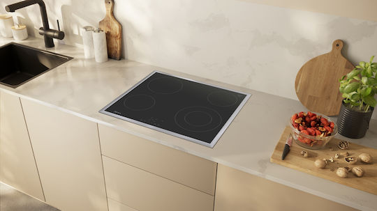 Neff N 50 Κεραμική Εστία με Πλαίσιο Αυτόνομη με Λειτουργία Κλειδώματος 58.3x51.3εκ.