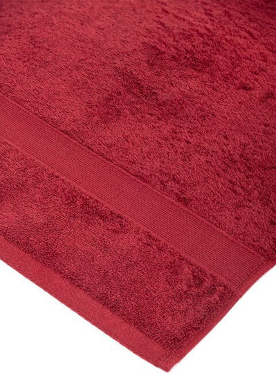 Viokarpet Хавлиена Кърпа За Ръце Bonjour 30x50см Тъмночервена