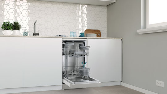 Pitsos Freestanding Dishwasher with Wi-Fi for 9 Place Settings W45xH84.5cm Inox