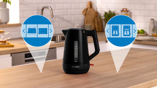 Bosch MyMoment Електрическа Кана 1.7l 2400W Черна