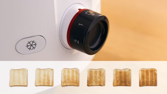 Bosch MyMoment Prăjitor de pâine 2 sloturi 950W Alb