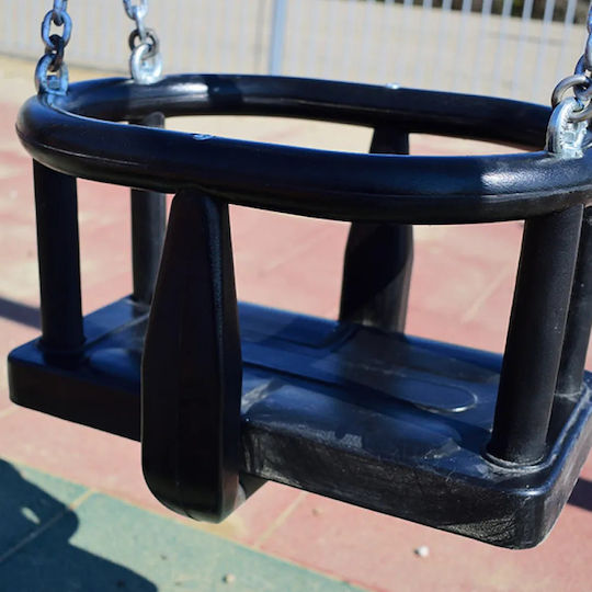 Hanging Swing for Professional Use Metal Black